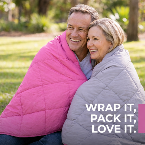 SnugHug Puffy Blanket – Cosmo