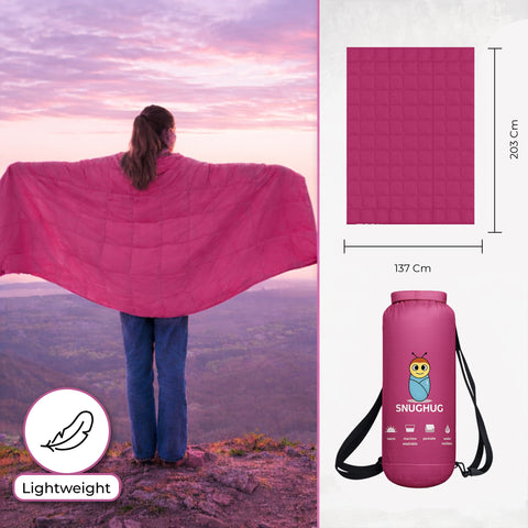 SnugHug Puffy Blanket – Cosmo
