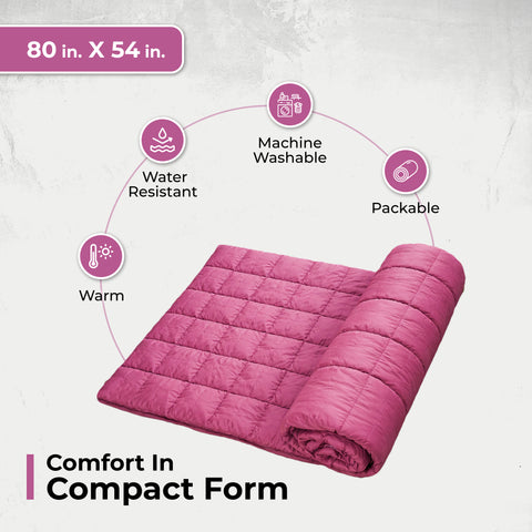 SnugHug Puffy Blanket – Cosmo