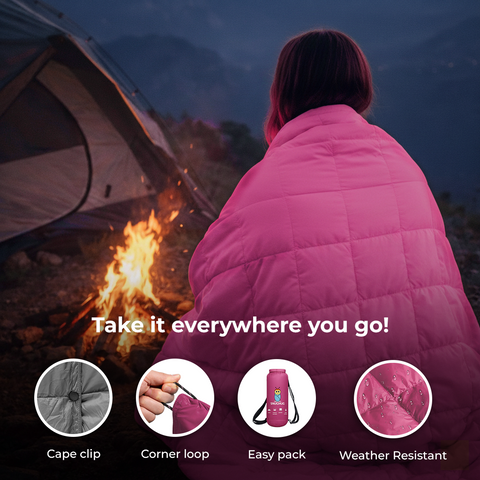 SnugHug Puffy Blanket – Cosmo