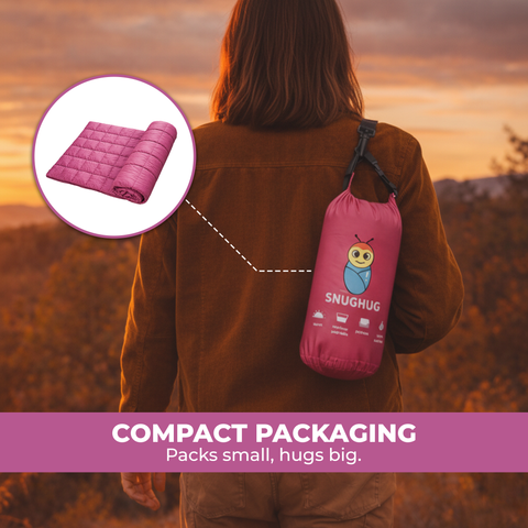SnugHug Puffy Blanket – Cosmo